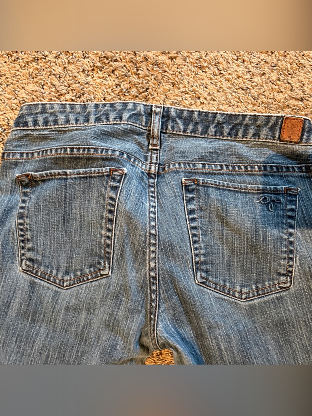 Guess low rise-mid Wash Women's Jeans - Blue - Picture 3 of 3